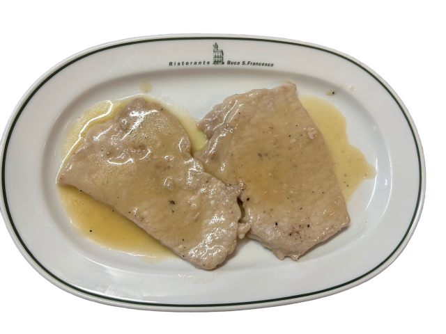Scaloppina al vino bianco o Marsala